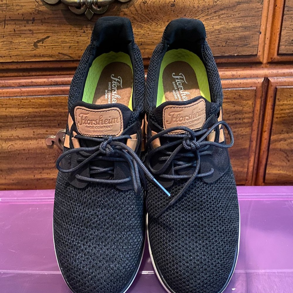 Men's Florsheim Steel Toe Wedge Sole Work Shoe size 10 1/2